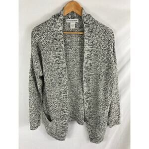 Cotton Emporium Open Knit Cardigan Sweater Size Medium